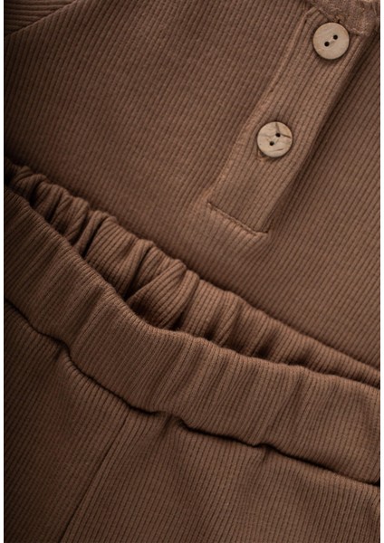 Reglan Kol Patlı Erkek Basıc Takım Vizon modelleri