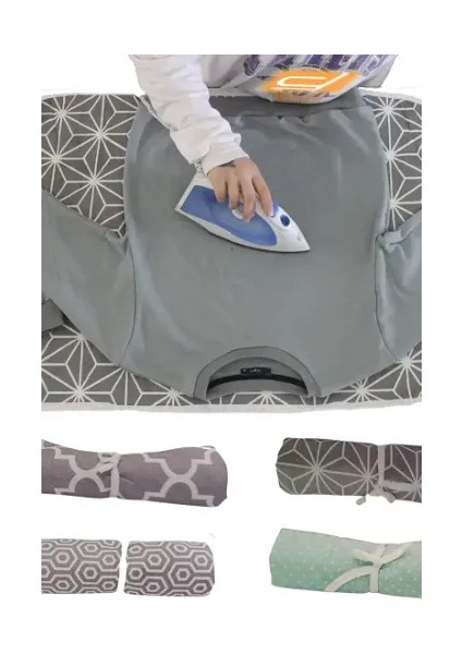 Yanmaz Yapışmaz Pratik Ütü Matı, Ütü Örtüsü 60X90 cm fiyatları