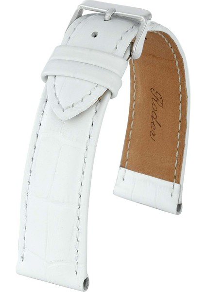 R4102S Wht - 22 x 22 mm Deri Kayış