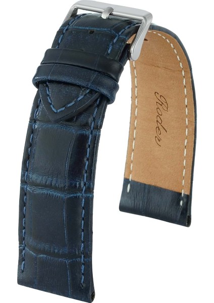 R4102S D.Blue - 22 x 22 mm Deri Kayış