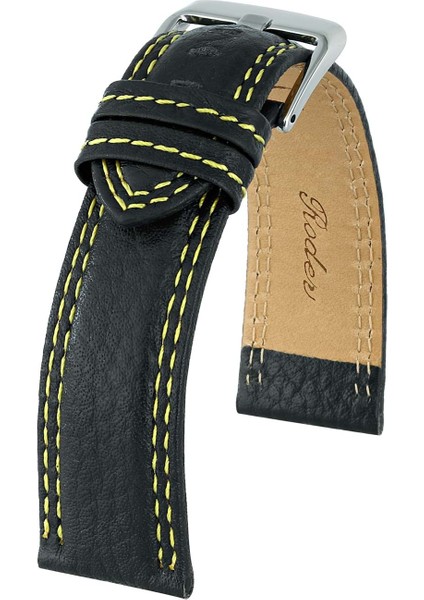 R4131Y Roder Deri Kayış - Bl-Ylw - 20MM
