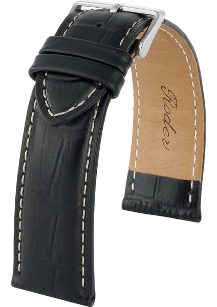 R4102W Bl-W - 22 mm Deri Kayış