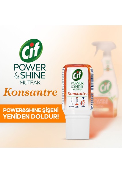 Power & Shine Konsantre Mutfak 70 ml x 6 Adet modelleri