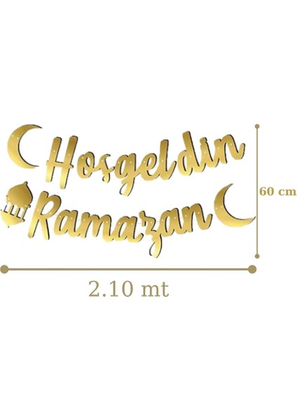 Tekno Trust Çok Renkli Ramazan Süsü Iftar Mutfak Hoşgeldin Ramazan Yazısı fiyatları