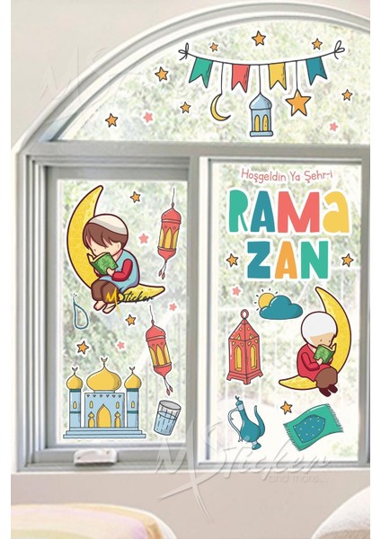 Çok Renkli Hoşgeldin Ramazan, Ramazan Ayı Temalı Eğitici ve Eğlenceli Sticker Seti, Ramazan-I Şerif