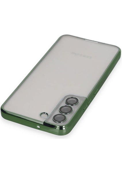 Samsung Galaxy S22 Kılıf Razer Lensli Silikon - Yeşil 277097