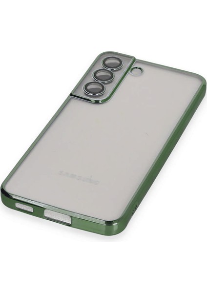 Samsung Galaxy S22 Kılıf Razer Lensli Silikon - Yeşil 277097