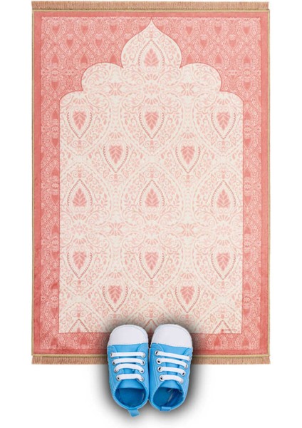 Tekno Trust Polyester Pudra Kadife Çocuk Seccadesi Şönil Çok Renkli