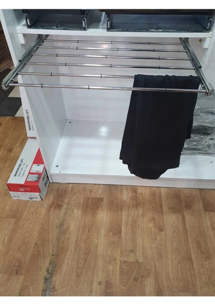 Metal Teleskopik Raylı Pantolonluk