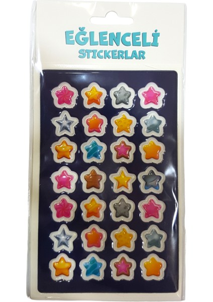 221207-99/YILDIZ Puffy Sticker Orta Boy