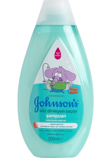 Johnsons Baby Johnson's Baby Kral Şakir Söz Dinleyen Saçlar Şampuan 500ML