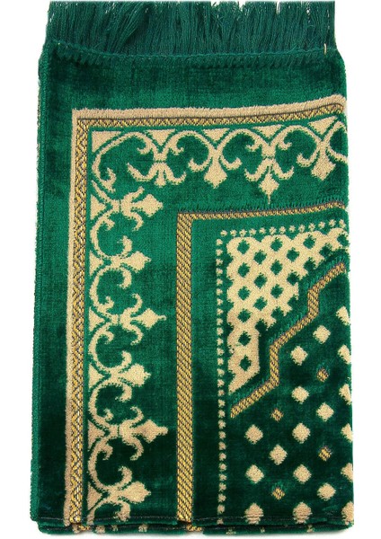 Tekno Trust Yeşil Dodya Kadife Çocuk Seccadesi - Yeşil modelleri