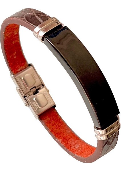 Deri Çelik Mixli Trend Model Erkek 22 cm Bileklik fiyatları