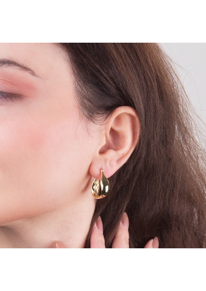 14 Ayar Italyan Altın Küpe 4,35 gr