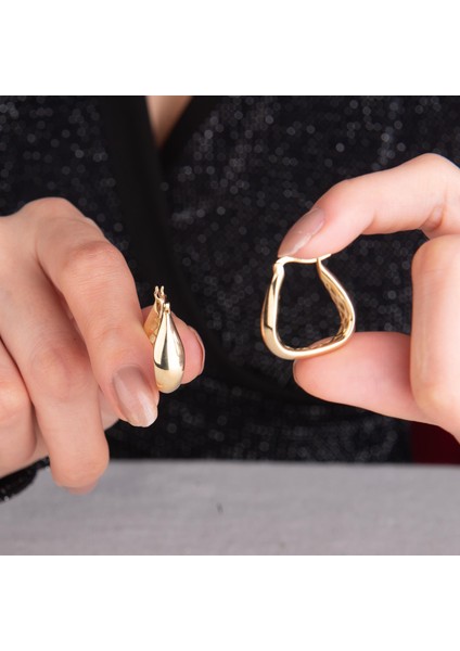 14 Ayar Italyan Altın Küpe 4,35 gr modelleri