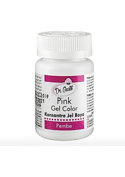 Konsantre Jel Gıda Boyası 30 gr Pembe