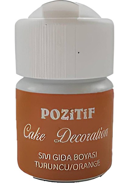 Sıvı Gıda Boyası 20 ml Turuncu