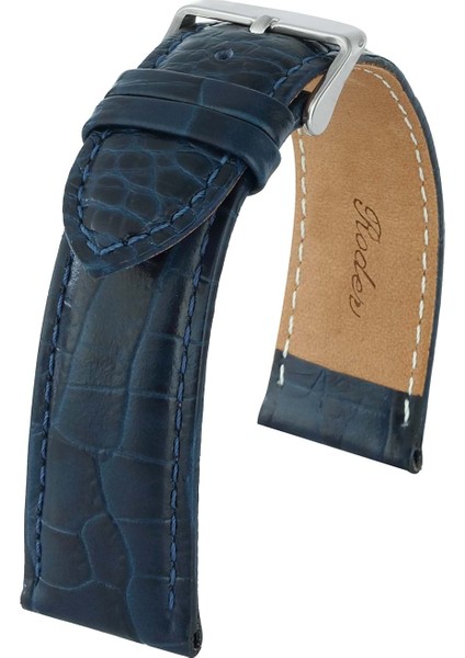 R4134S D.Blue - 24 x 20 mm Deri Kayış