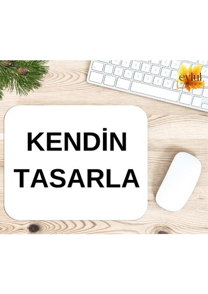 Kendin Tasarla Baskılı Özel Tasarım Dikdörtgen Kaydırmaz Mousepad