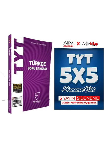 TYT Türkçe Soru Bankası - Ankara Kitap Merkezi TYT 5x5 Deneme Seti