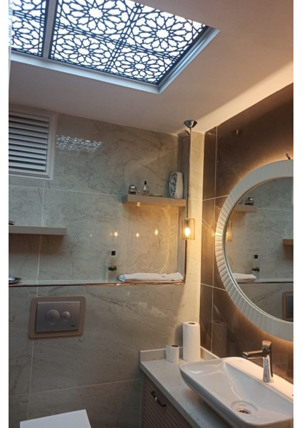 Polyester LED Döşenebilir Asma Tavan Uyumlu 60*60 Tavan Paneli Altın Klasik 1 fırsatları