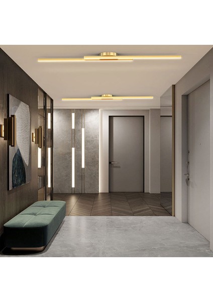 Gold 100CM 3 Işık, Kumandalı, LED Tavan Lambası,avize,modern Aydınlatma,dekoratif Işık