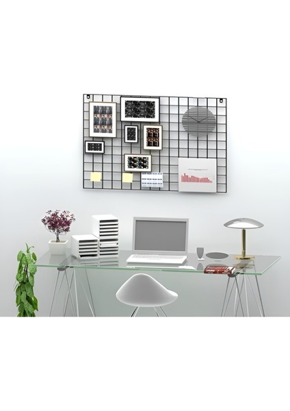 Siyah Dekoratif Tel Pano Metal Fotoğraflık Çok Amaçlı Duvar Çerçevesi fırsatları