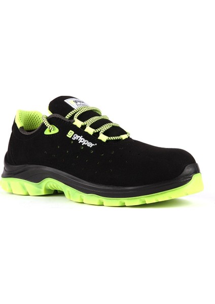 Gripper GPR-155 S1 Siyah Microfiber Kompozit Iş Güvenlik Ayakkabısı