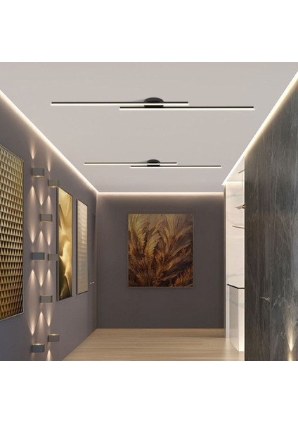 Antrasit 100CM 4000k Işık, Kumandalı, LED Tavan Lambası,avize,modern Aydınlatma,dekoratif Işık modelleri