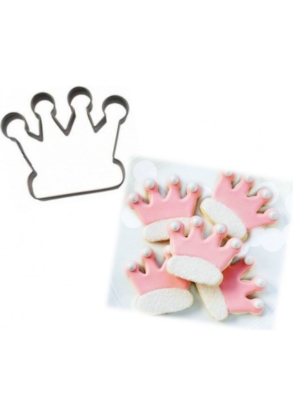 Kurabiye Kalıbı Kral Tacı 8,7x7,7 cm