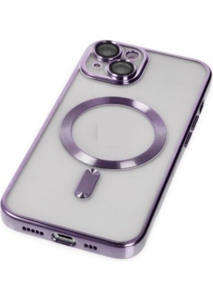 iPhone 13 Kılıf Kamera ve Lens Korumalı Kablosuz Şarj Uyumlu Arkası Şeffaf Kapak