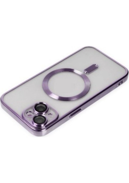iPhone 13 Kılıf Kamera ve Lens Korumalı Kablosuz Şarj Uyumlu Arkası Şeffaf Kapak