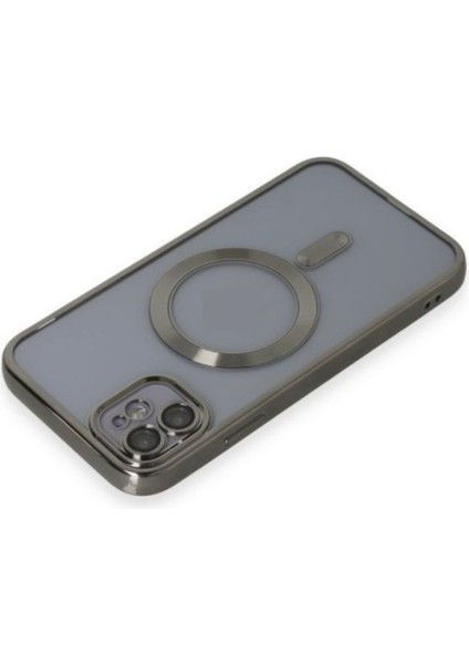 iPhone 11 Kılıf Kamera ve Lens Korumalı Kablosuz Şarj Uyumlu Arkası Şeffaf Kapak