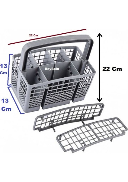 Arçelik Uyumlu Kaşıklık Sepeti , Bulaşık Makinesi Çatal Kaşık Sepet