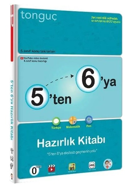 Tonguç Akademi 5'ten 6'ya Hazırlık Kitabı