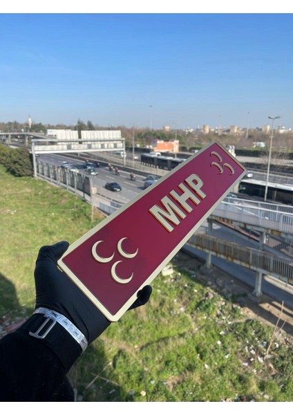 Mhp Showroom Dekor Plaka, Milliyetçi Hareket Partisi Pleksi Dekor Plaka