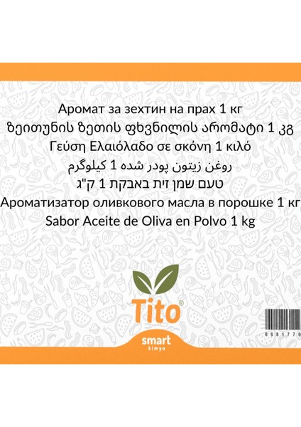 Toz Zeytinyağı Aroması 1 kg fiyatları