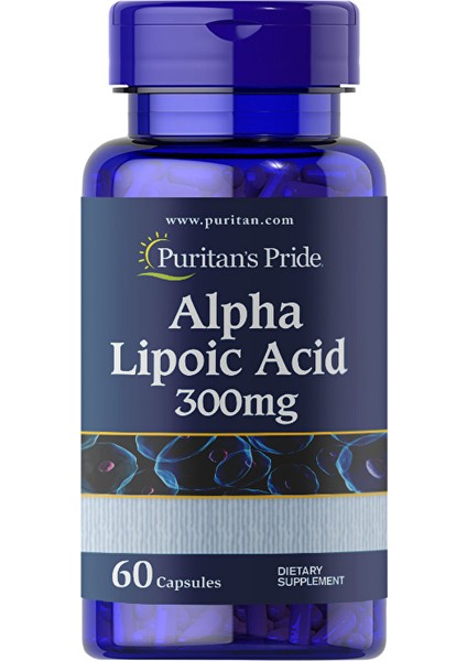 Puritan's Pride Alpha Lipoic Acid 300 Mg 60 Kapsül