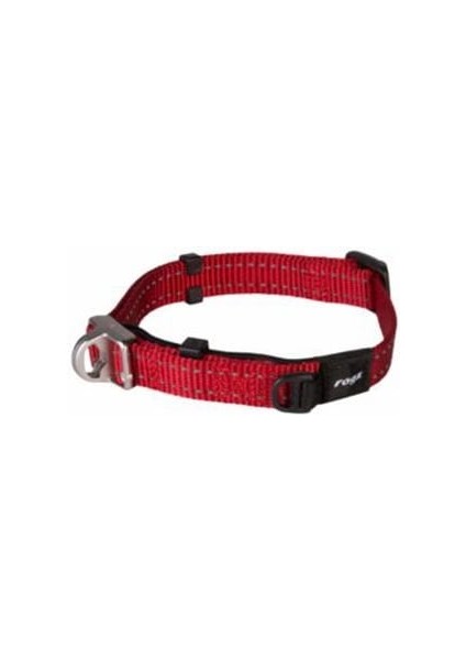 Utility Safety Halsband Güvenlikli Dokuma Kedi Boyun Tasması Kırmızı Medium 1.6X27-39 cm