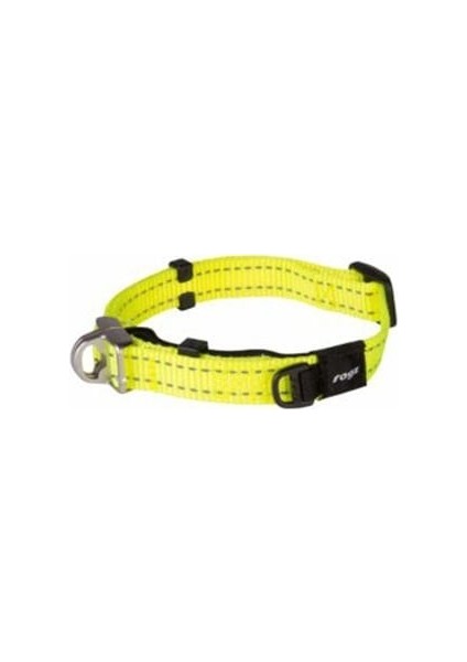 Utility Safety Halsband Güvenlikli Dokuma Kedi Boyun Tasması Sarı Medium 1.6X27-39 cm