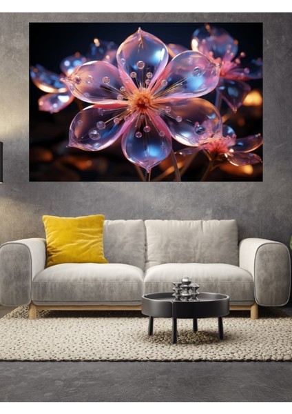 3D Çiçek Cam Tablo fiyatları