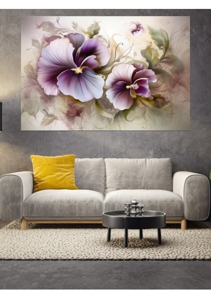 3D Beyaz Çiçekler Cam Tablo fiyatları