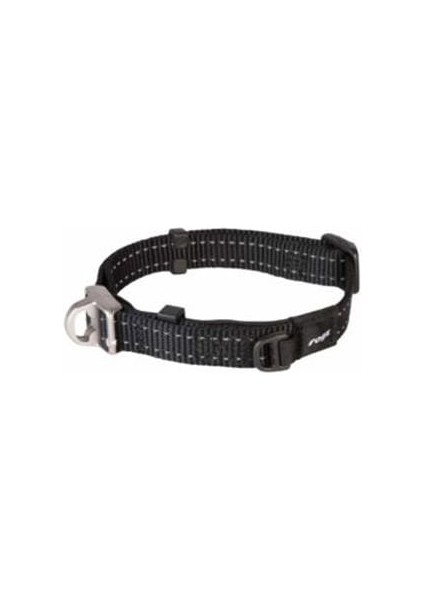 Utility Safety Halsband Güvenlikli Dokuma Kedi Boyun Tasması Siyah Medium 1.6X27-39 cm