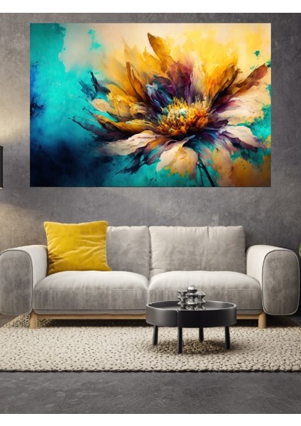 Yağlı Boya Çiçek Cam Tablo fiyatları