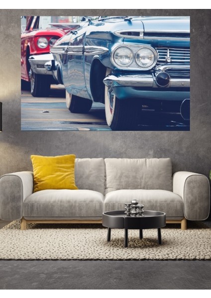 Klasik Araba Cam Tablo fiyatları