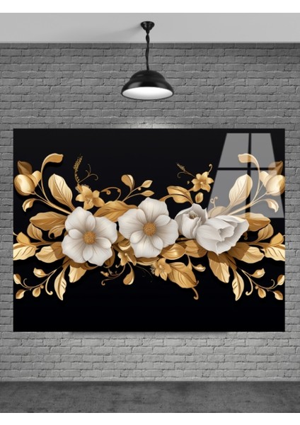 Sevilen Seri Çiçek Cam Tablo