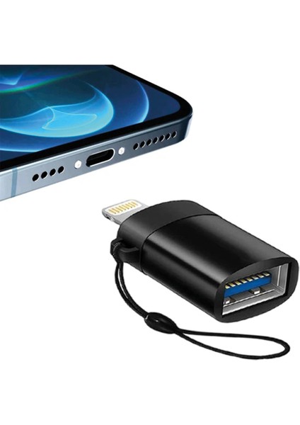 Apple iPhone Için Çevirici Metal USB Otg Dönüştürücü Subzero Converter USB 3.0 Data Transfer