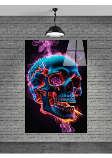 Neon Kuru Kafa Cam Tablo