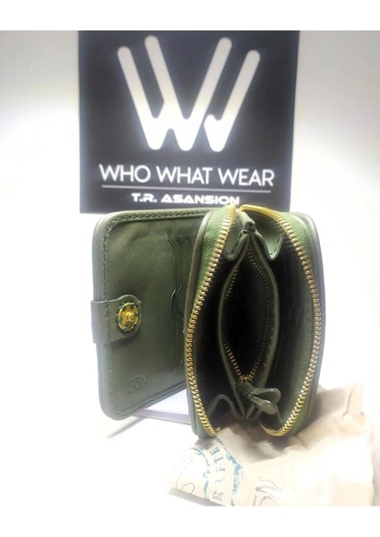 Fermuarlı ve Çıt Çıt Kapamalı El Yapımı Cüzdan (Maru) fırsatları