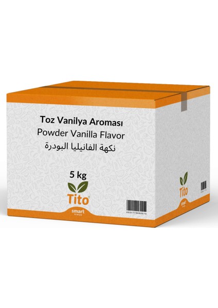 Toz Vanilya Aroması [suda Çözünür] - 5 kg